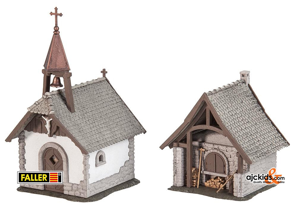 Faller 130571 - Farm chapel and Bakehouse