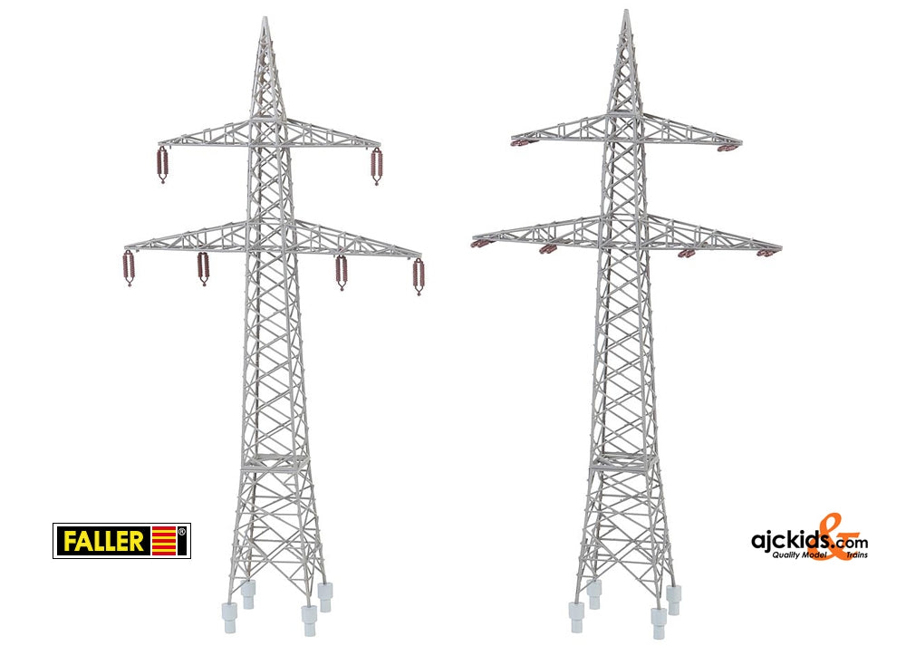 Faller 130898 - 2 Electricity pylons (110 kV)