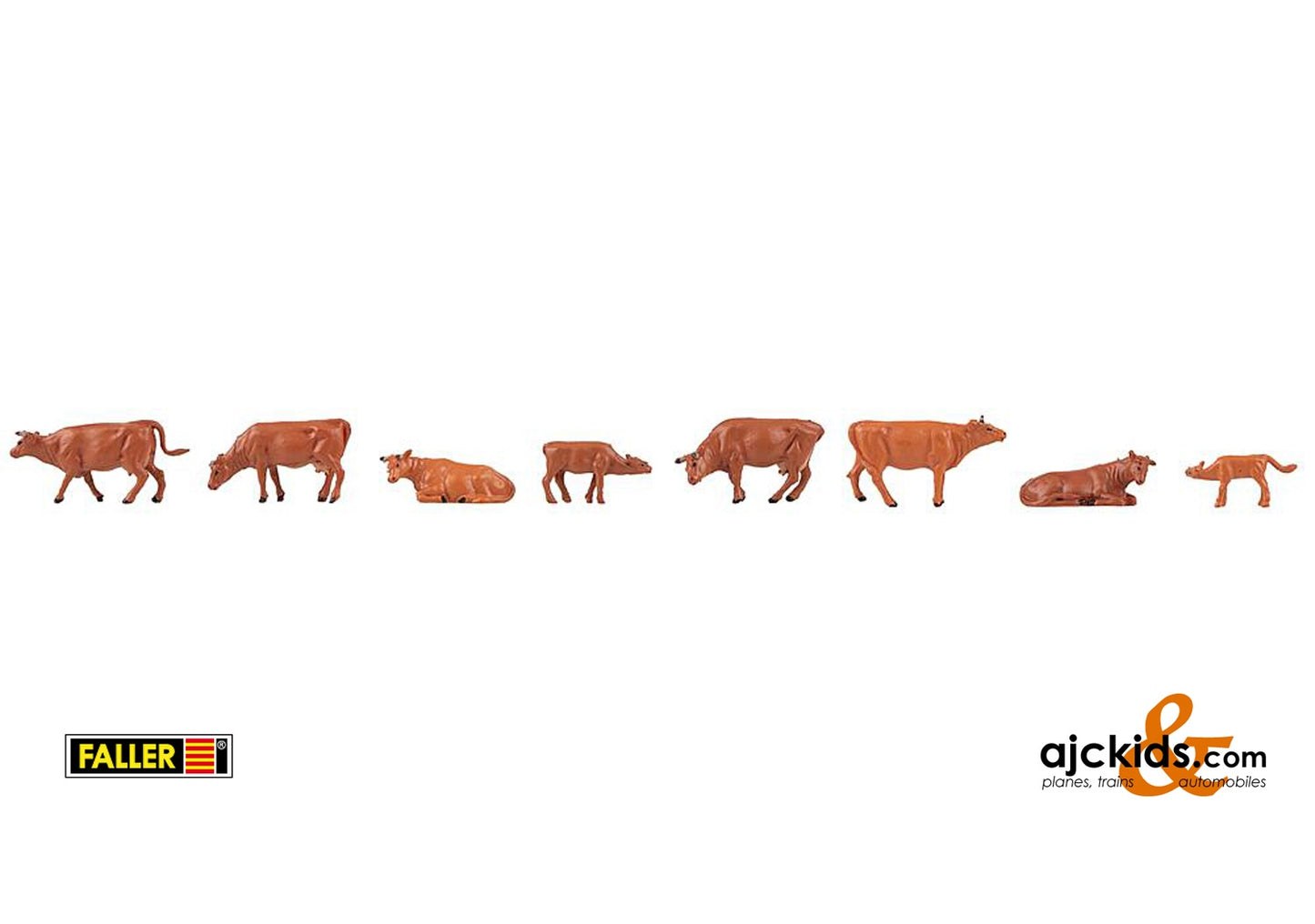 Faller 151919 - 8 Angeln cattle