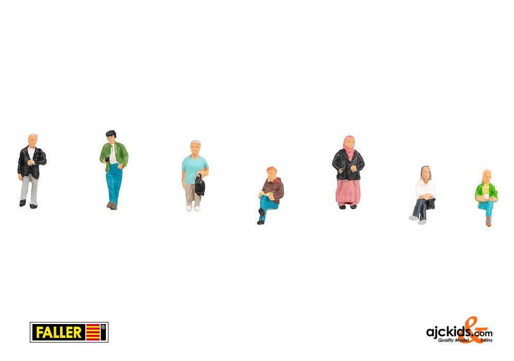 Faller 155604 - Waiting people at www.ajckids.com