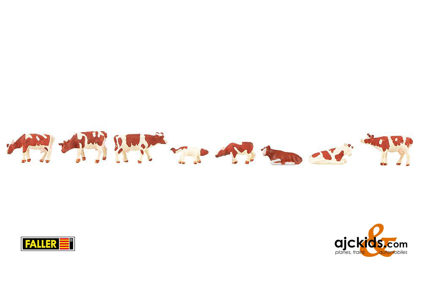 Faller 155902 - Cows, brown flecked