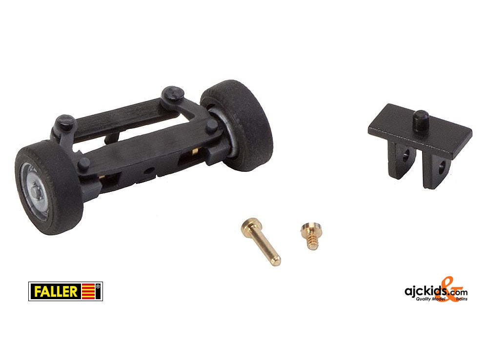 Faller 163001 - Front axle, completely assembled for sprinters (with wheels)