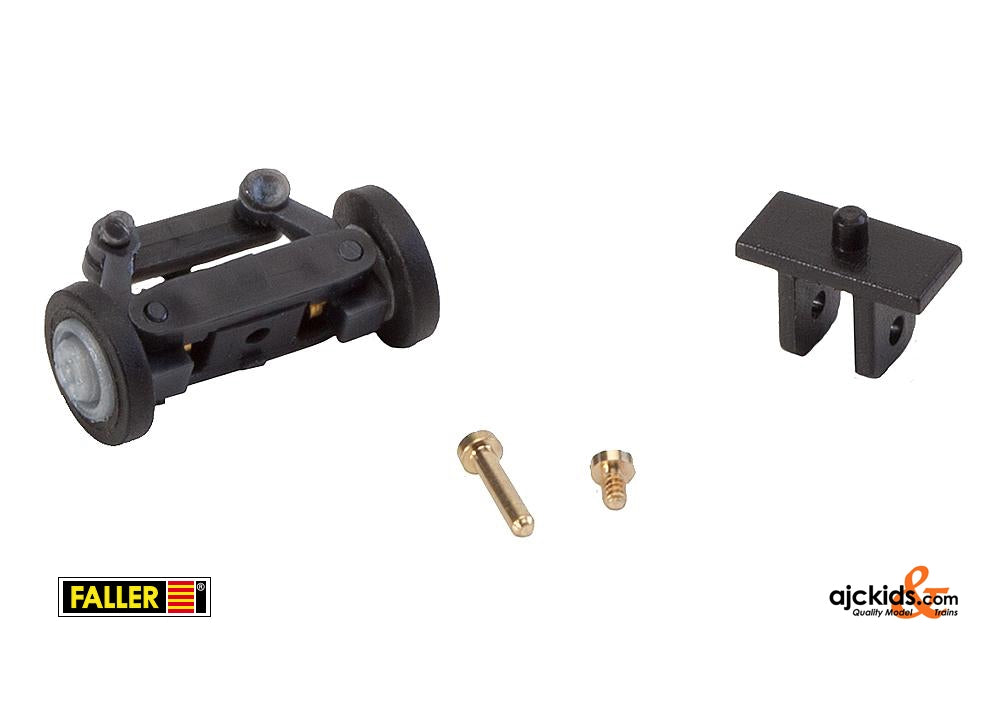 Faller 163010 - Front axle, completely assembled for N lorries (with wheels)