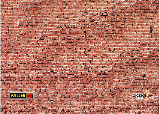 Faller 170607 - Wall card, Clinker brick