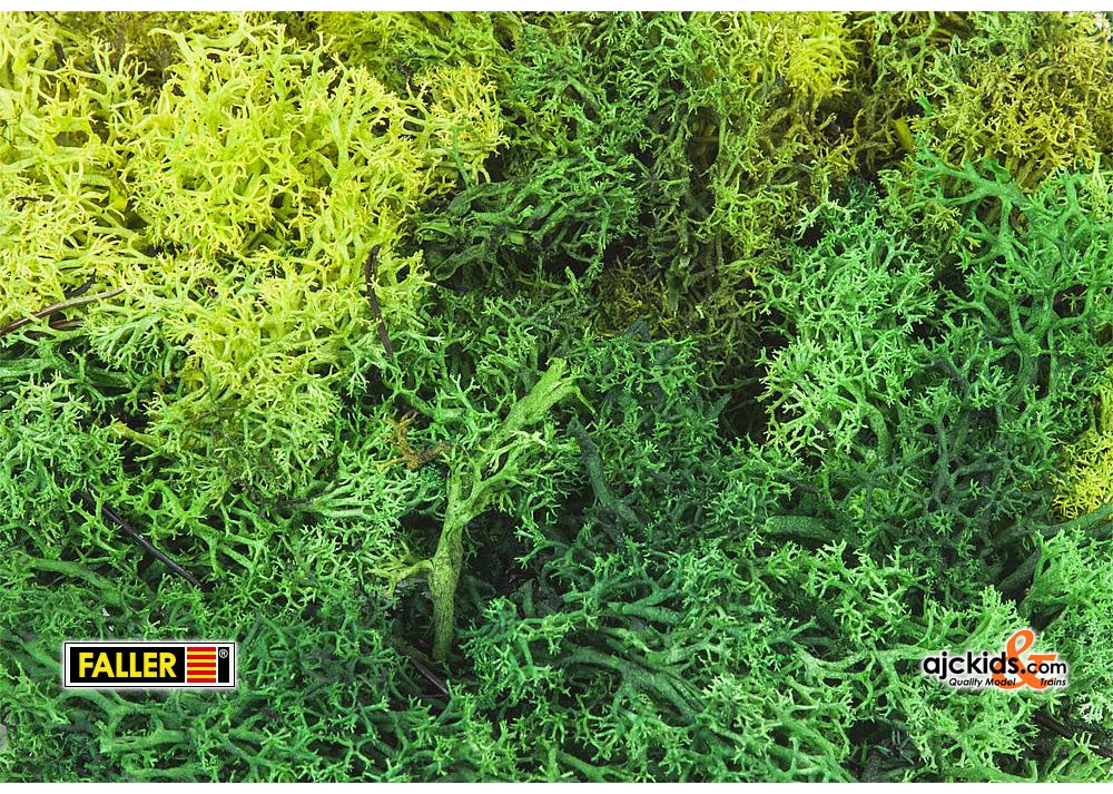 Faller 170729 - Lichen, assorted, green, 50 g