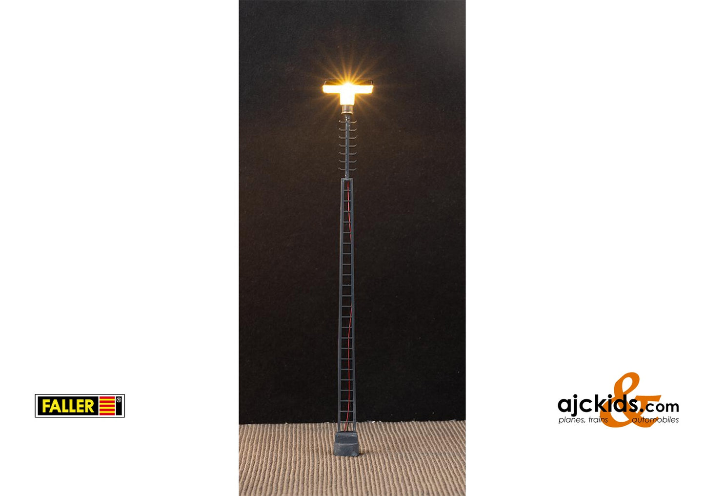 Faller 180110 - LED Lattice mast top-mounted luminaire, 3 pcs.