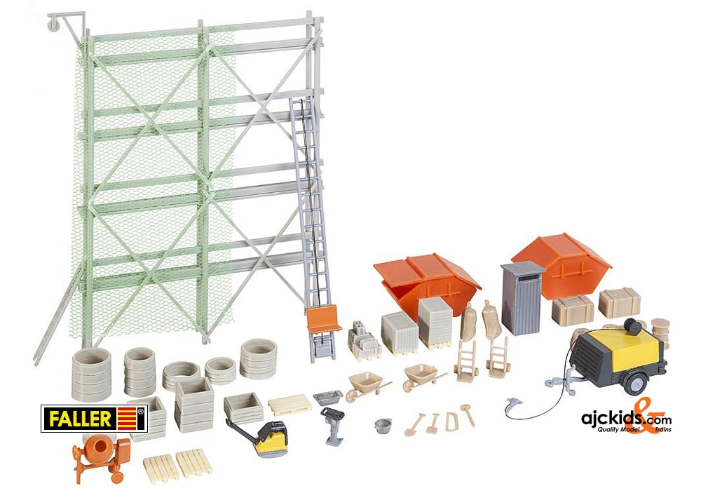 Faller 180345 - Building site equipment set