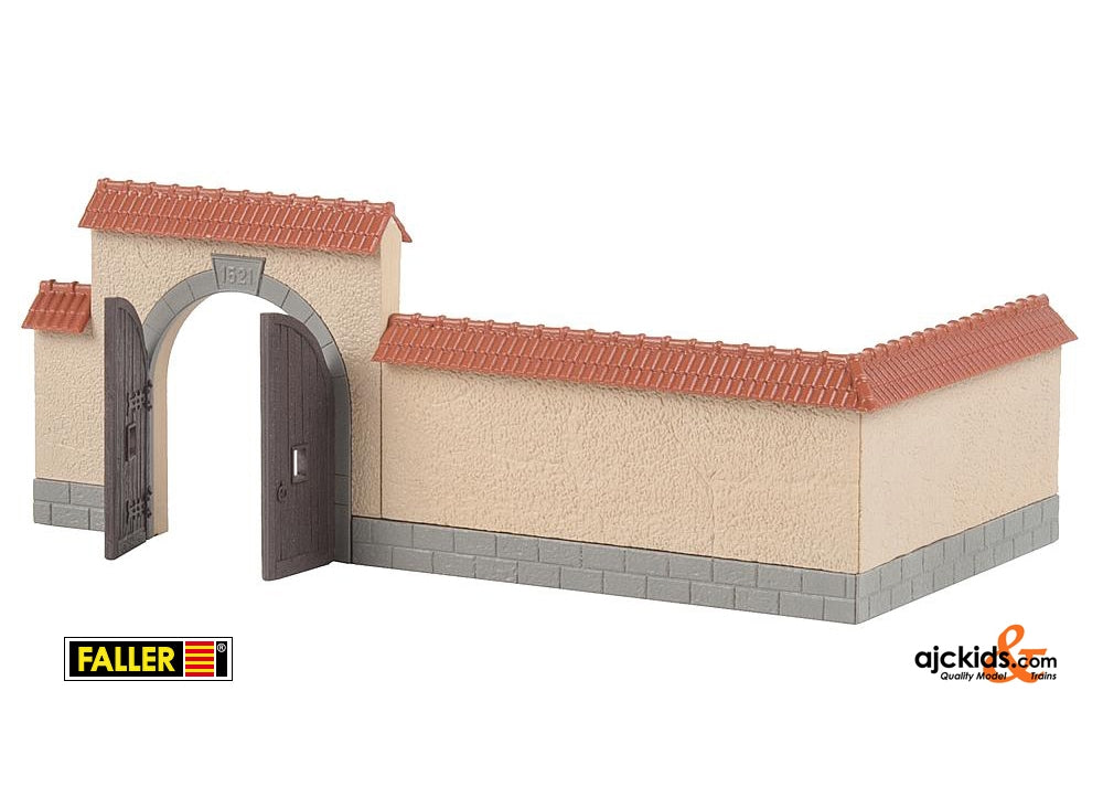 Faller 180400 - Wall with gate