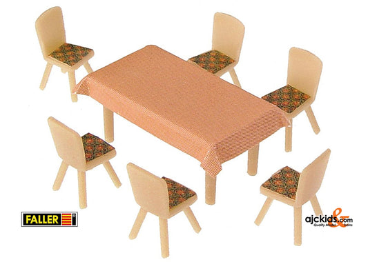 Faller 180442 - 4 Tables and 24 Chairs