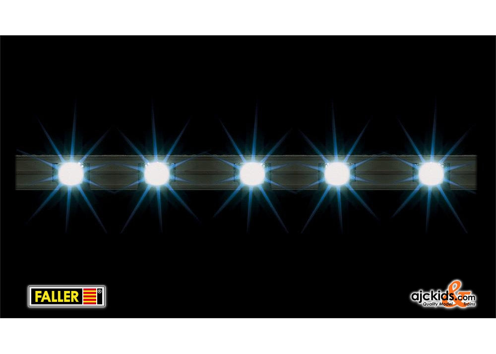 Faller 180648 2 LED Light Strips – White, Model Railway Lighting, NEW