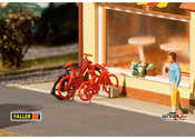 Faller F180901 - Kit Vélos Miniatures à Assembler Pour Maquettisme Ferroviaire - 8 Pièces - 4