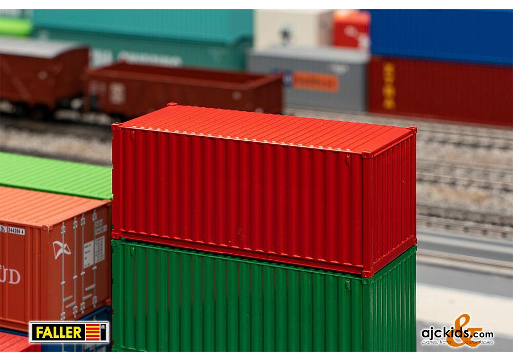 Faller 182003 - 20' Container, red at Ajckids.com