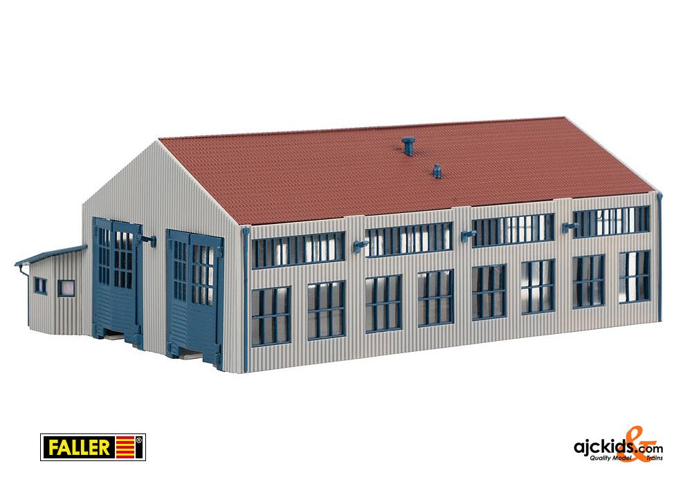 Faller 222107 - Modern 2-stall roundhouse at www.ajckids.com