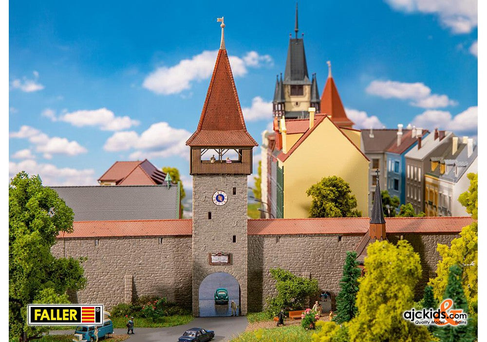 Faller 232171: Old town tower with wall – Ajckids