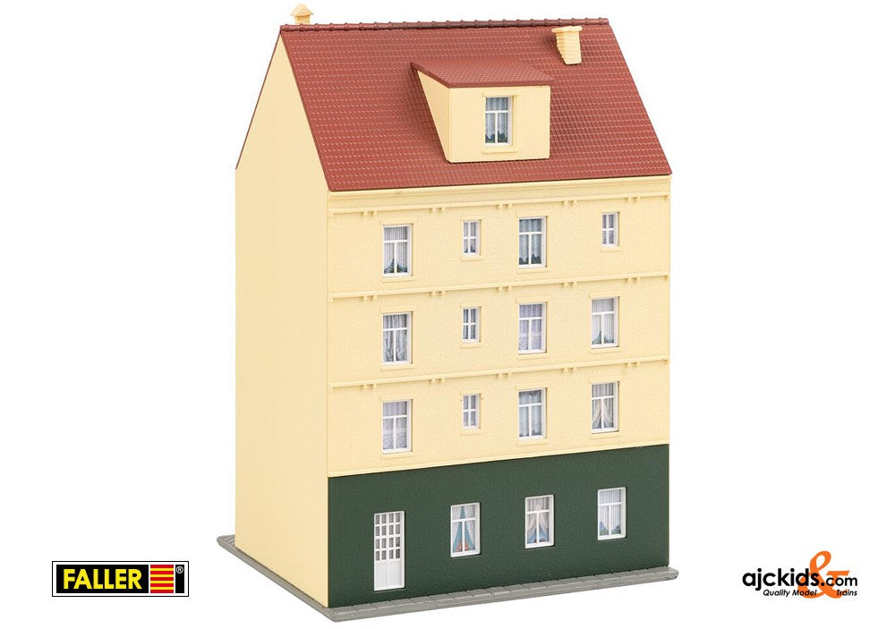 Faller 232172 - Town house with model-making shop at www.ajckids.com