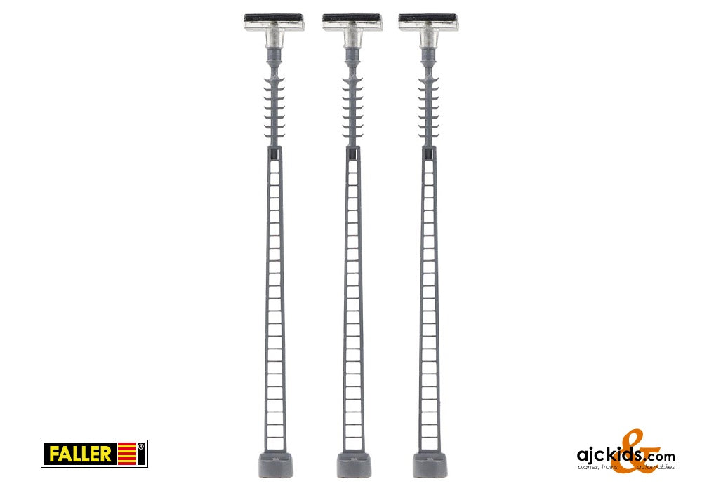 Faller 272118 - LED Lattice mast top-mounted lights, warm white, 3 pieces at Ajckids.com