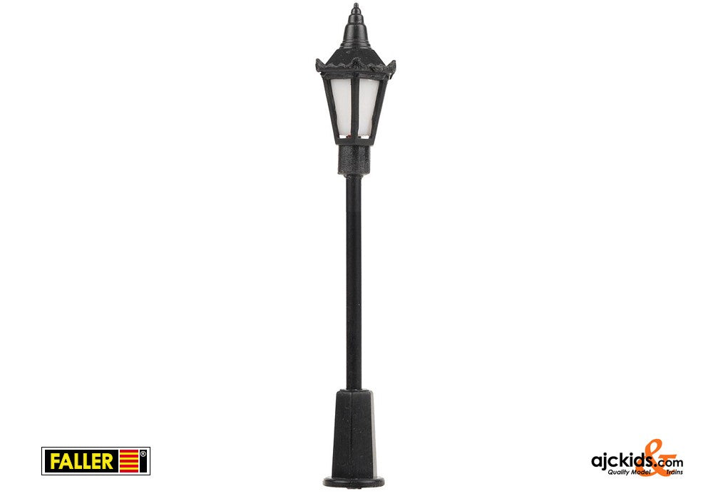 Faller 272128 - LED Park lights, hexagonal lamp with decorative crown, 3 pcs. at www.ajckids.com