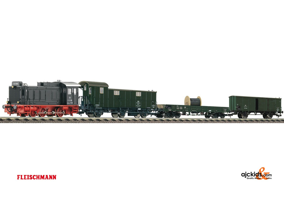 Fleischmann 391601 4-part Set work train V36
