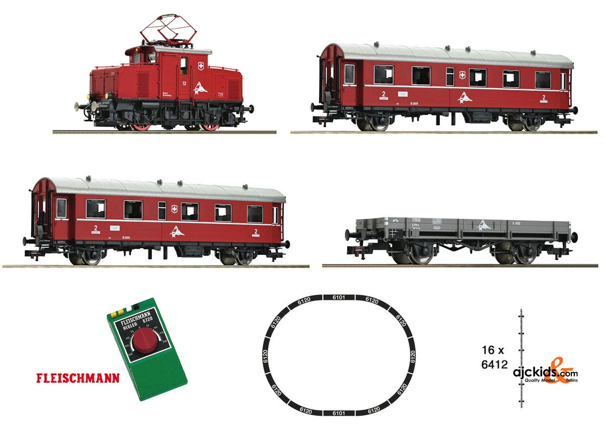 Fleischmann 481702 Analog Starter Set rack-and-pinion railway