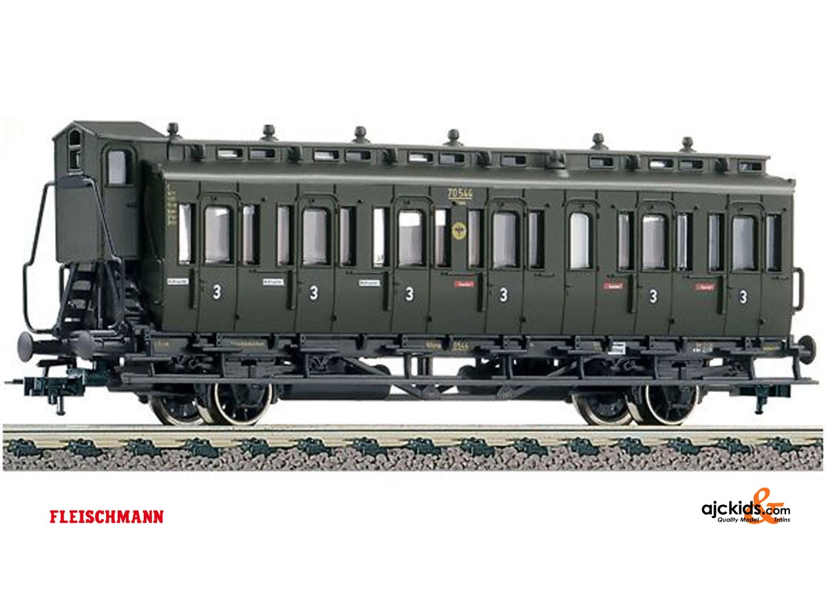 Fleischmann 507103 2-axle 3rd class compartment car with brakemans cab