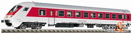 Fleischmann 5100 IC/EC control-cab coach in traffic red livery, type Bimdzf.269.2