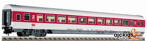 Fleischmann 5105 IC/EC 0 coach in traffic red livery, 2nd class, type Bpmbz.293.6
