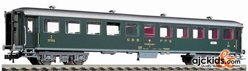 Fleischmann 5139 2nd class express coach, type B of the SBB (heavy type)