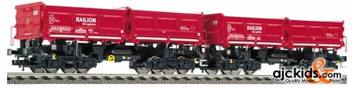 Fleischmann 553010 Goods wagon set RAILION DB Logistics, consisting of two high capacity self-unloading hopper