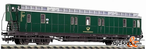 Fleischmann 5688 4-axled, post coach with brakeman's cab, type Post 4 (Post4-b/17) of the Deutsche Bundespost