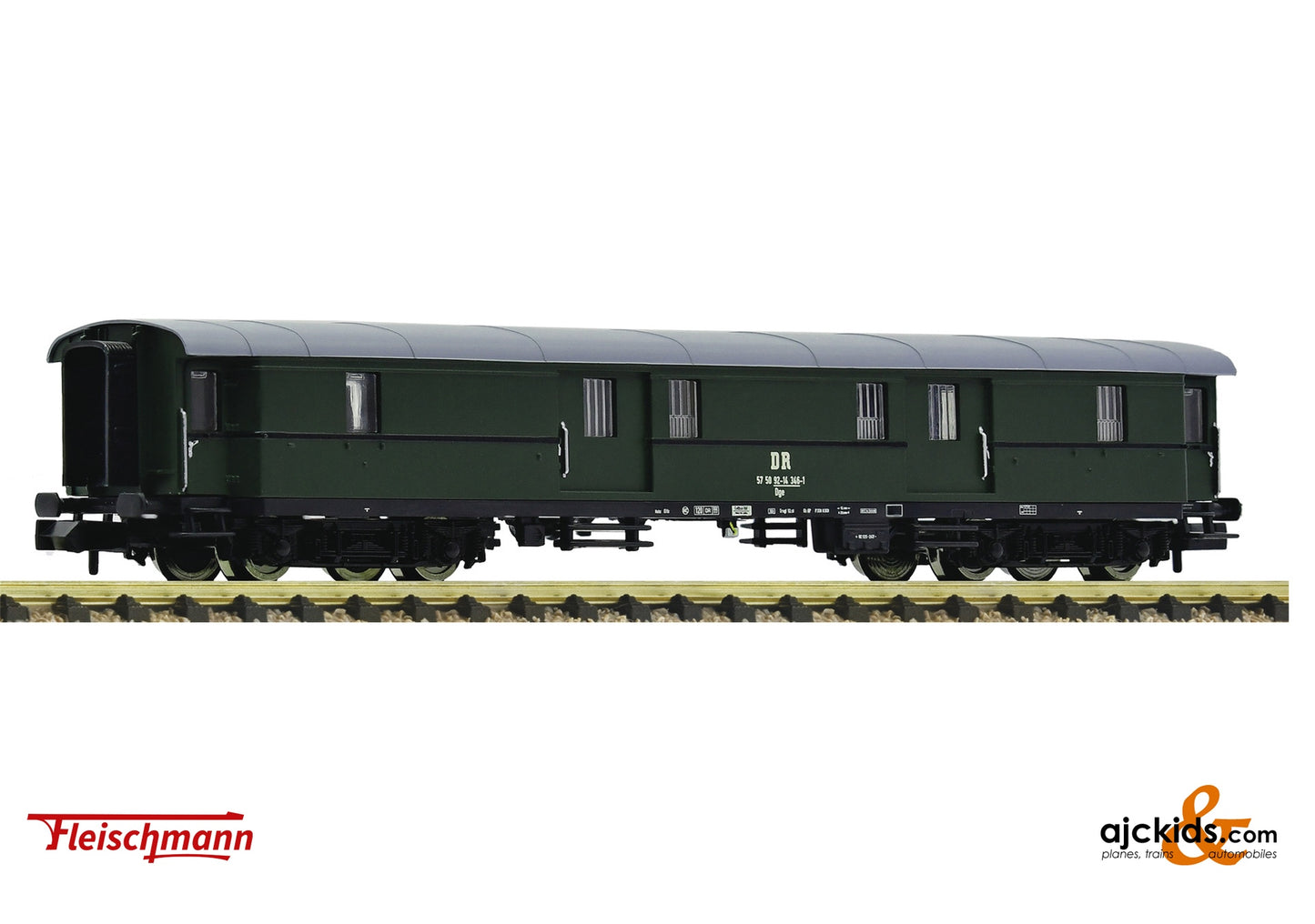 Fleischmann 6260022 - Express train baggage wag on, DR, EAN: 4005575260589