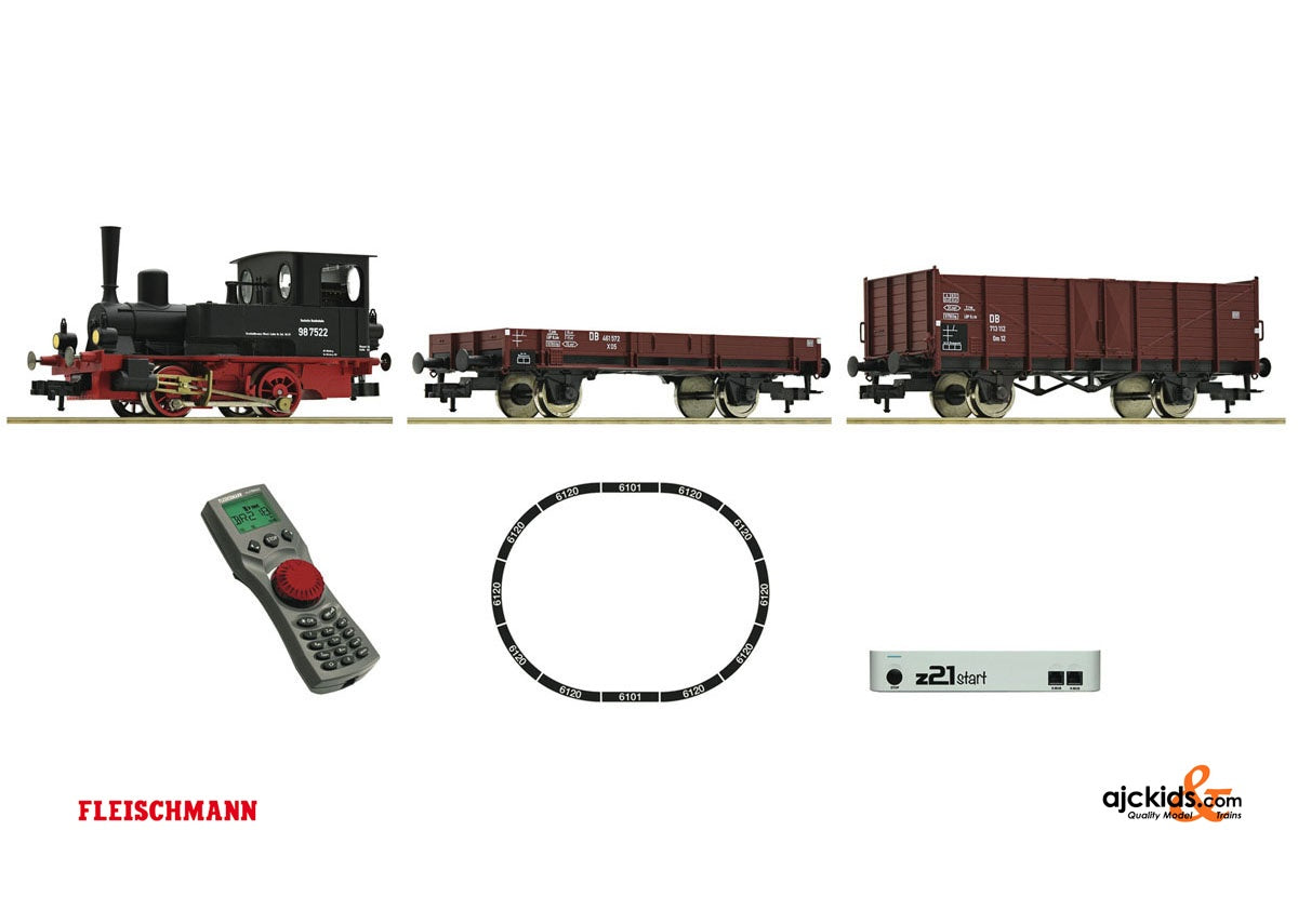Fleischmann 631881 Digital starter set: Locomotive BR 98.75 and goods train