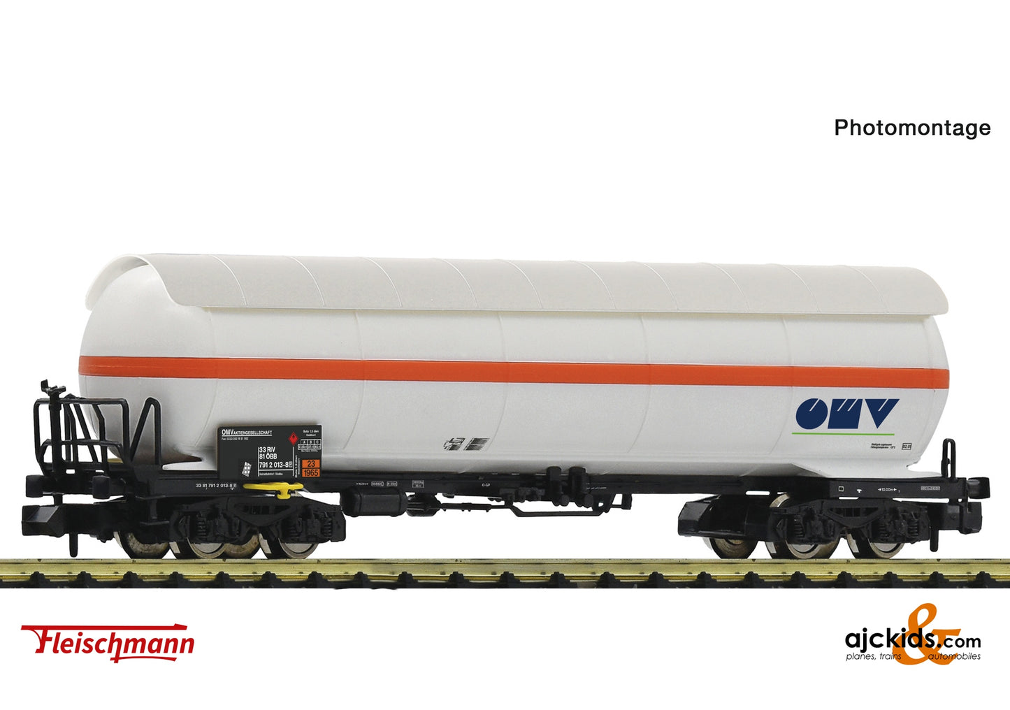 Fleischmann 6660005 - Pressurised gas tank wagon, ÖBB at Ajckids.com
