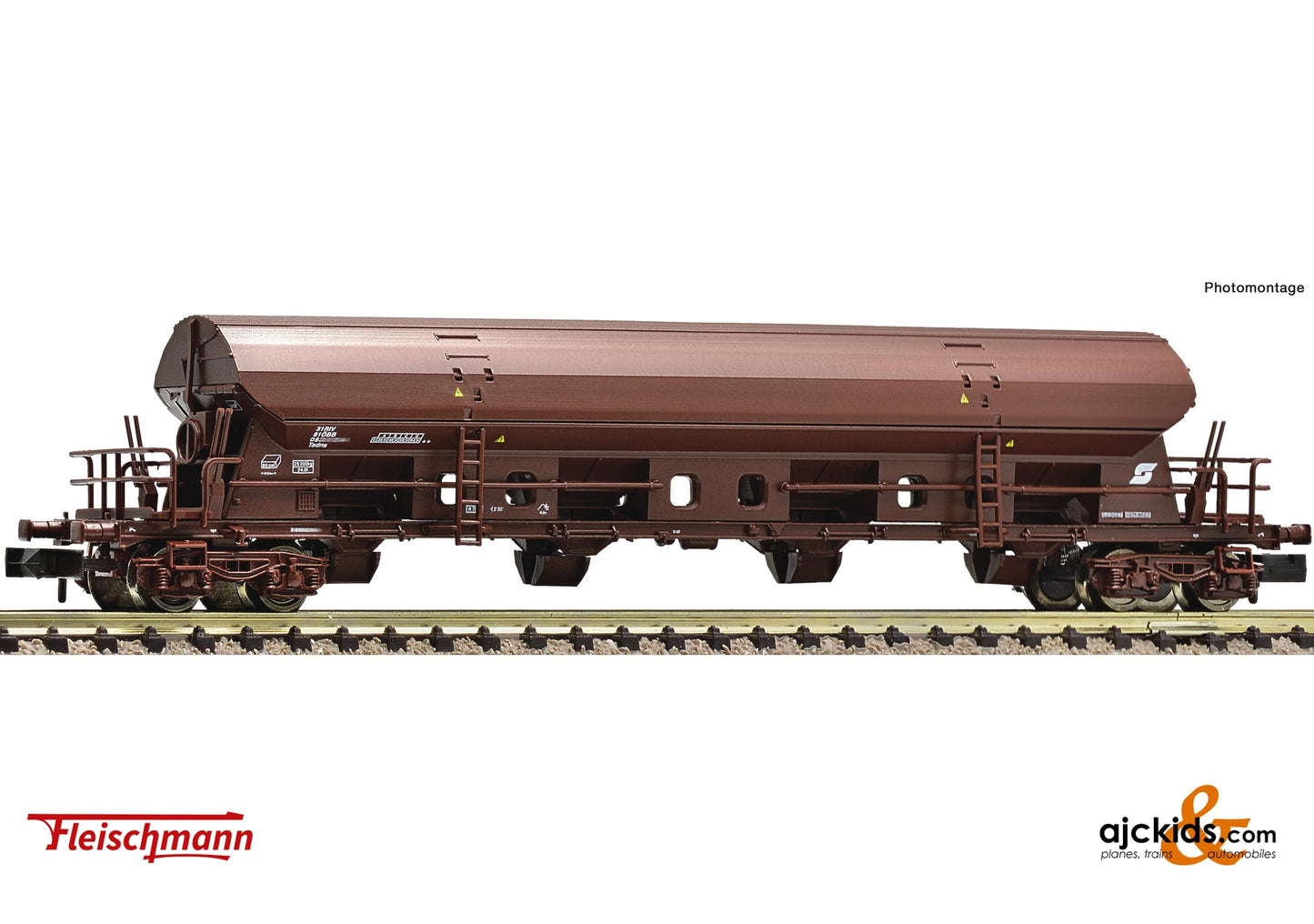 Fleischmann 6660016 - Swivel roof wagon, ÖBB at Ajckids.com