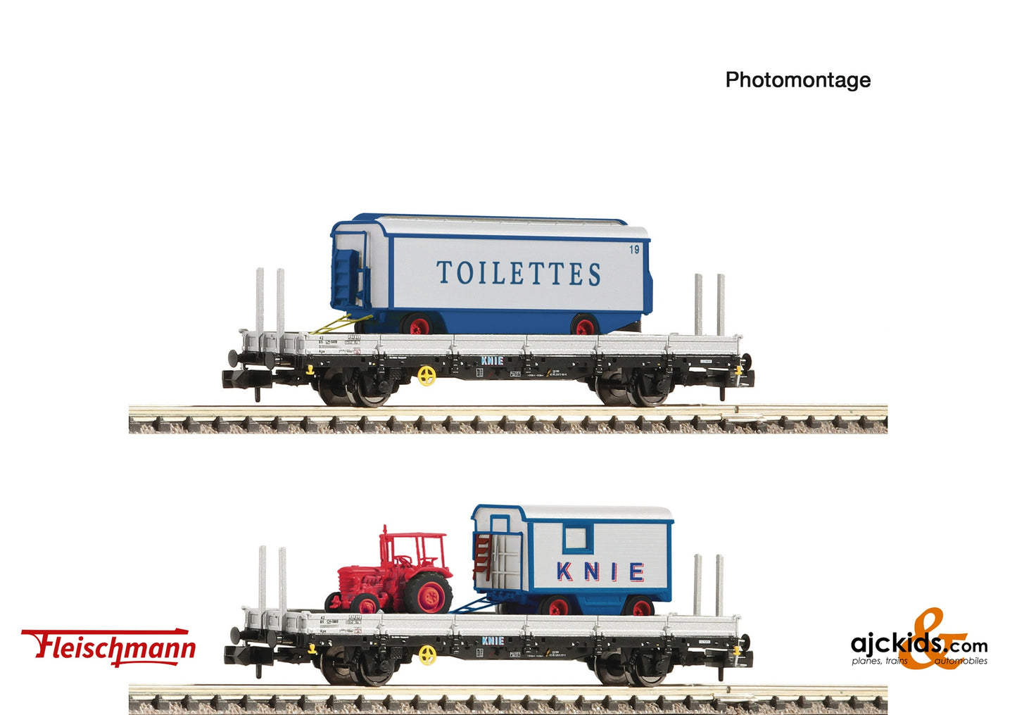 Fleischmann 6660030 - 2-piece set: Circus Knie, SBB, EAN: 4005575260510