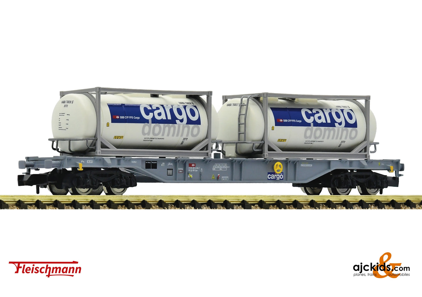 Fleischmann 6660036 - Container carrier wagon, SBB, EAN: 4005575260657