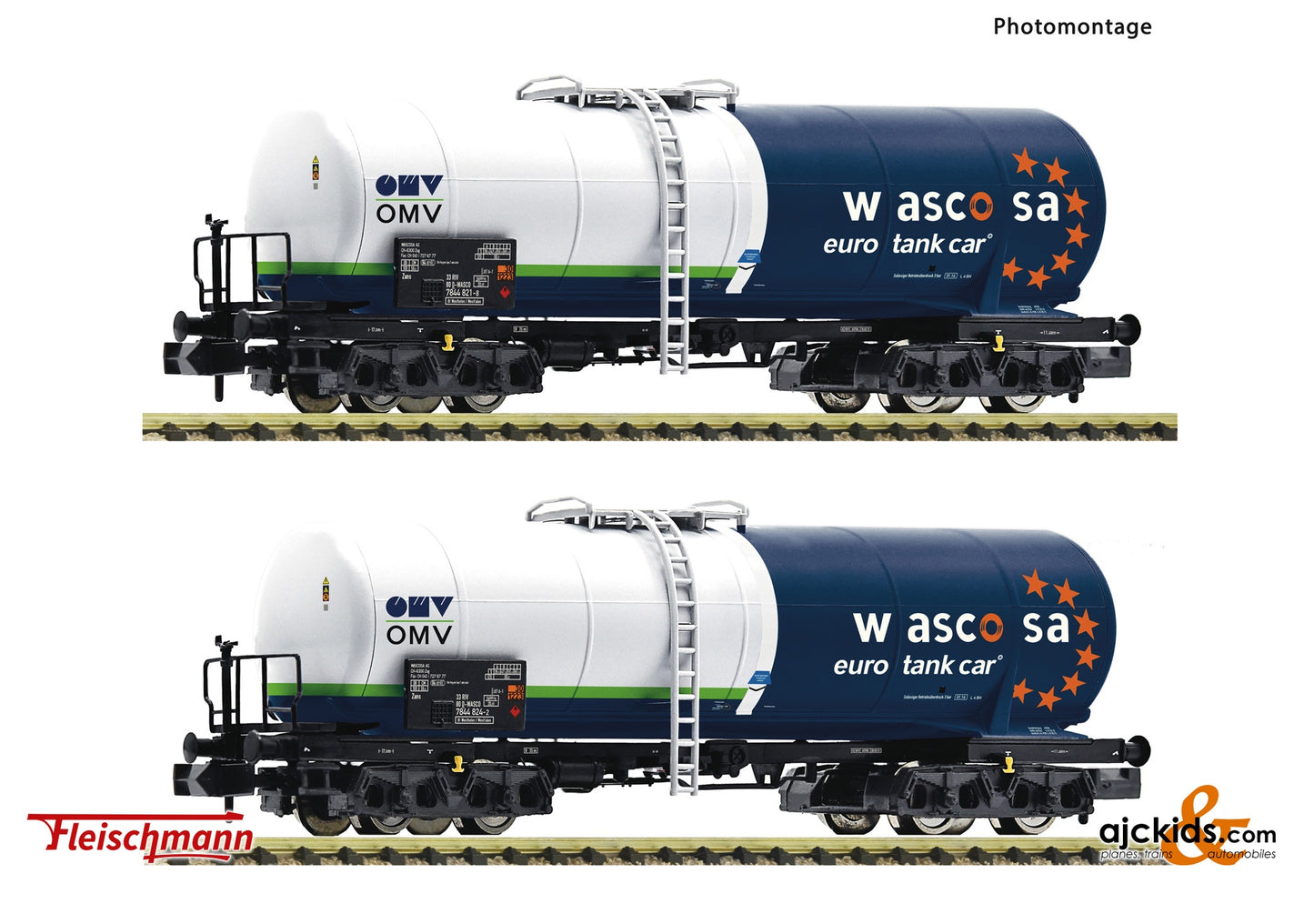 Fleischmann 6660058 - 2-piece set: Tank wagons, ÖBB, EAN: 4005575261173