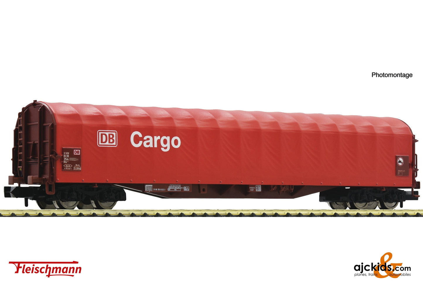 Fleischmann 6660067 - Sliding tarpaulin wagon, DB AG, EAN: 4005575261654