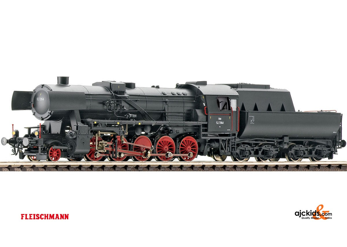 Fleischmann 715207 Steam Locomotive BR 52 Wannetender