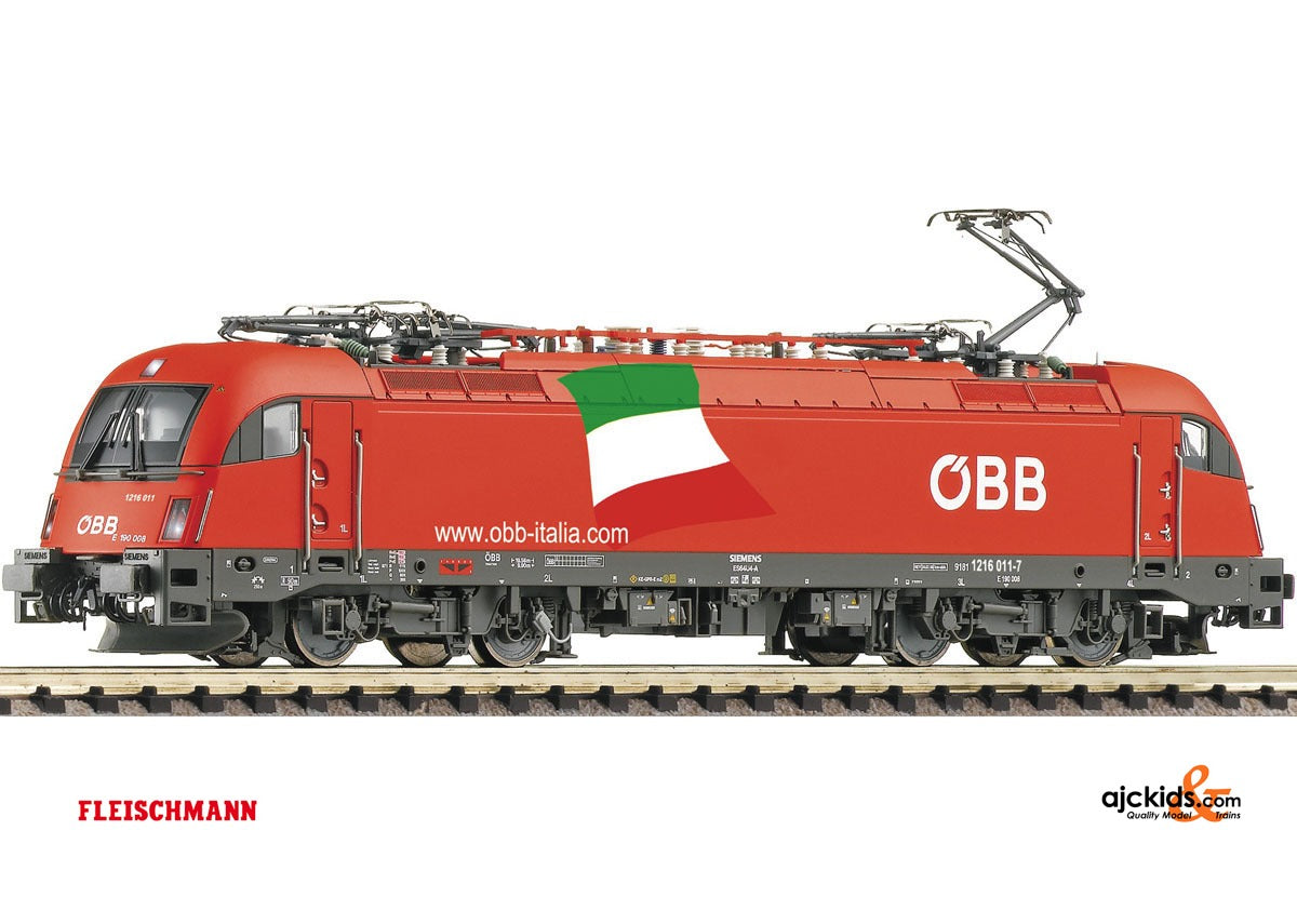 Fleischmann 731279 Electric Locomotive Rh 1216 OBB-Italia (Sound)