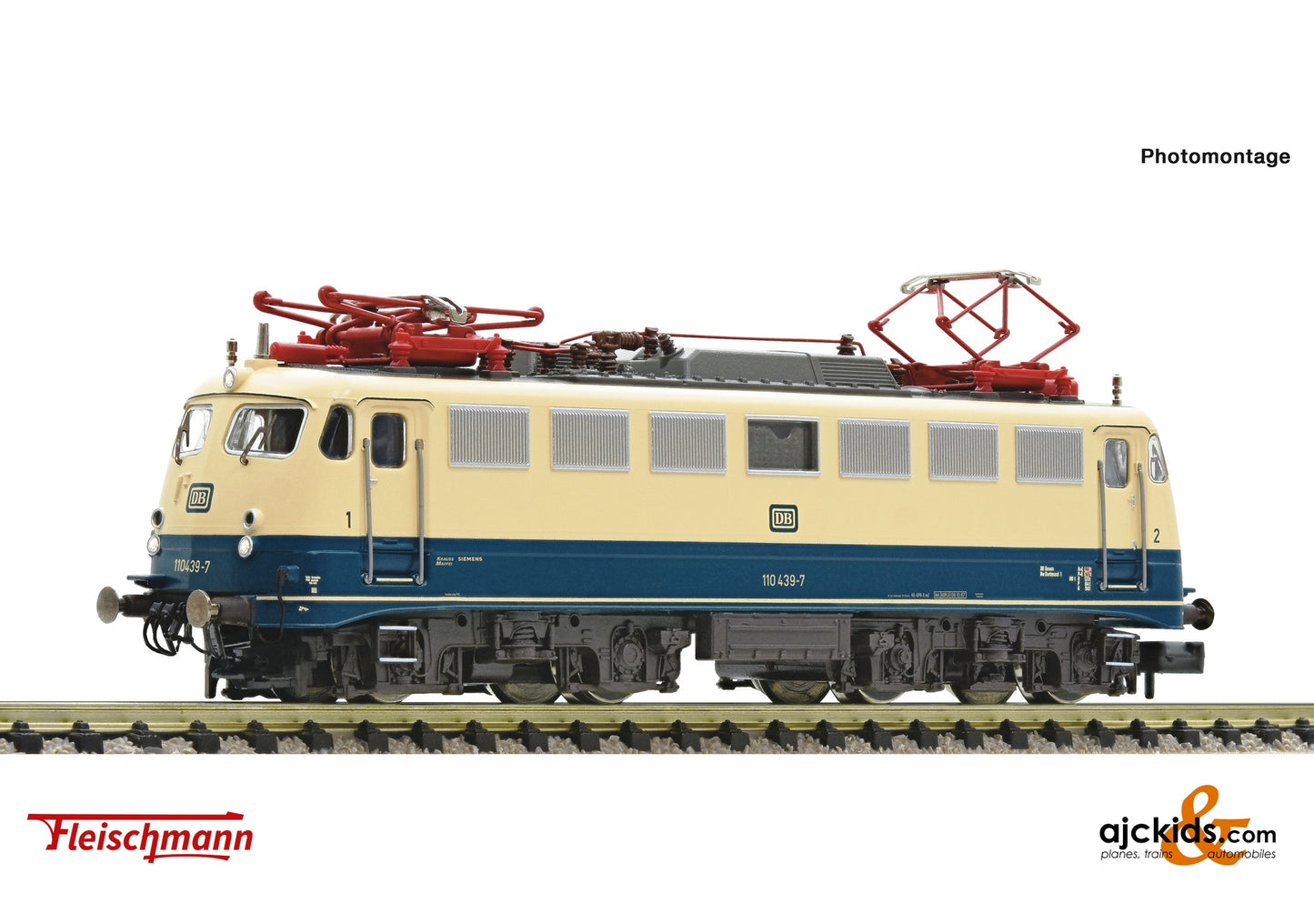 Fleischmann 733811 - Electric locomotive 110 439-7, DB at Ajckids.com
