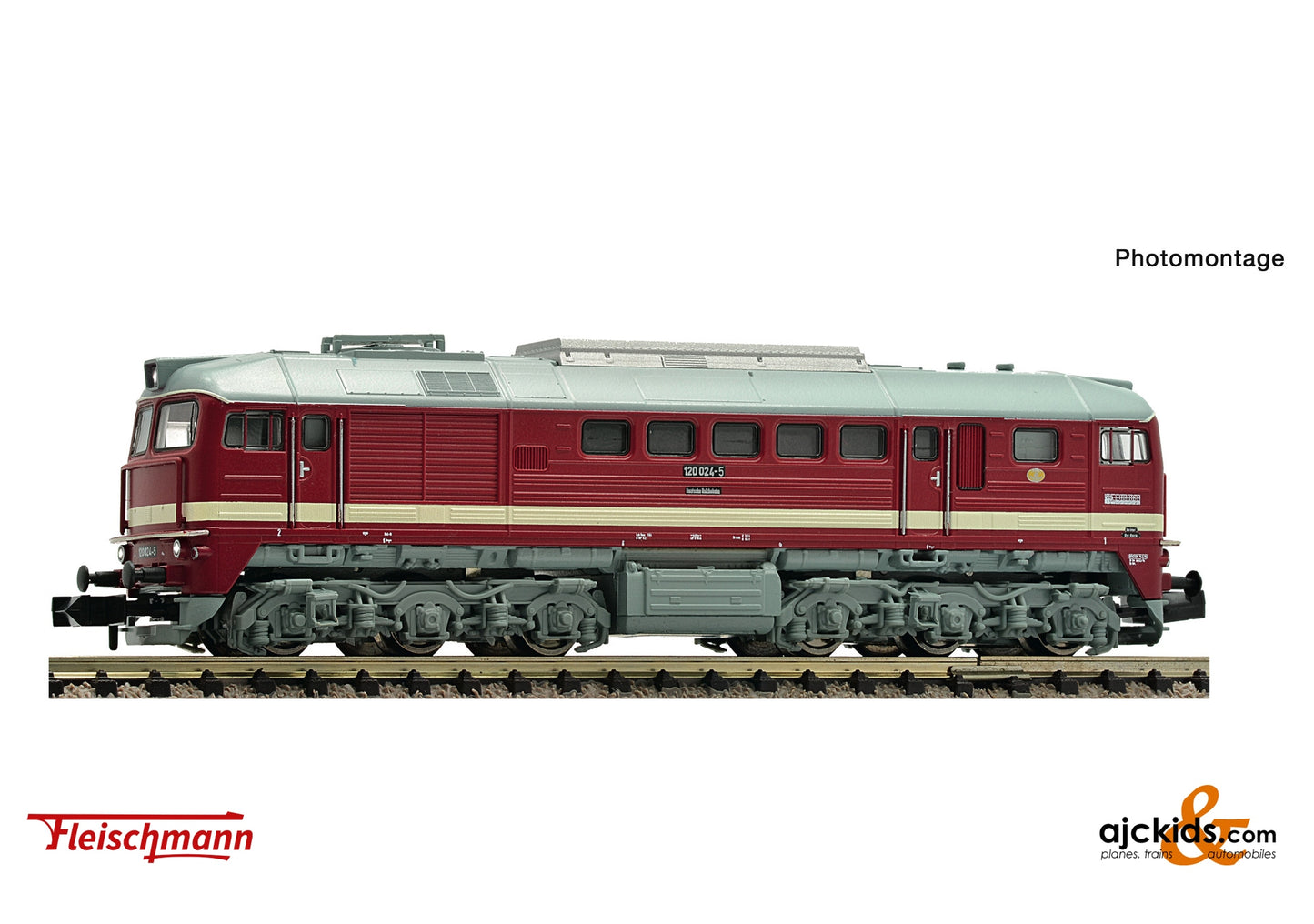 Fleischmann 7360009 - Diesel locomotive 120 024-5 DR at Ajckids.com
