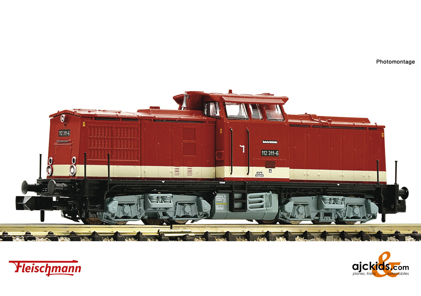 Fleischmann 7370006 - Diesel locomotive 112 311-6 DR at Ajckids.com