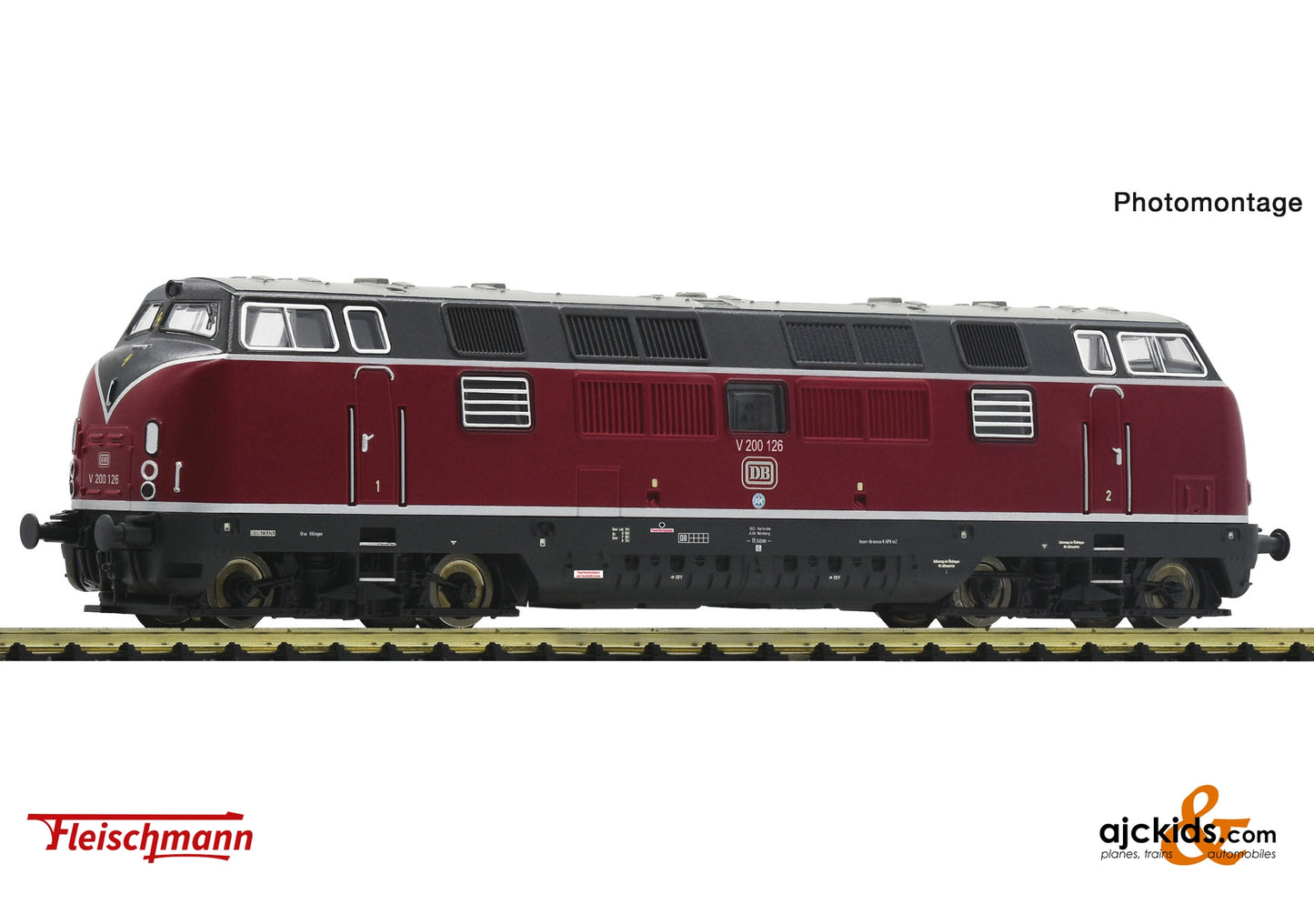 Fleischmann 7370007 - Diesel locomotive V 200 126, DB at Ajckids.com