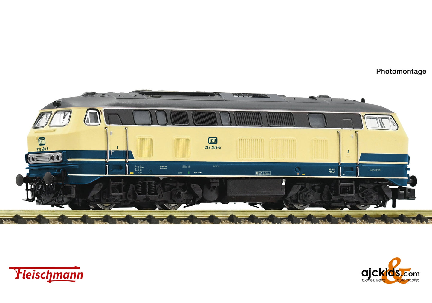 Fleischmann 7370011 - Diesel locomotive 218 469-5, DB at Ajckids.com
