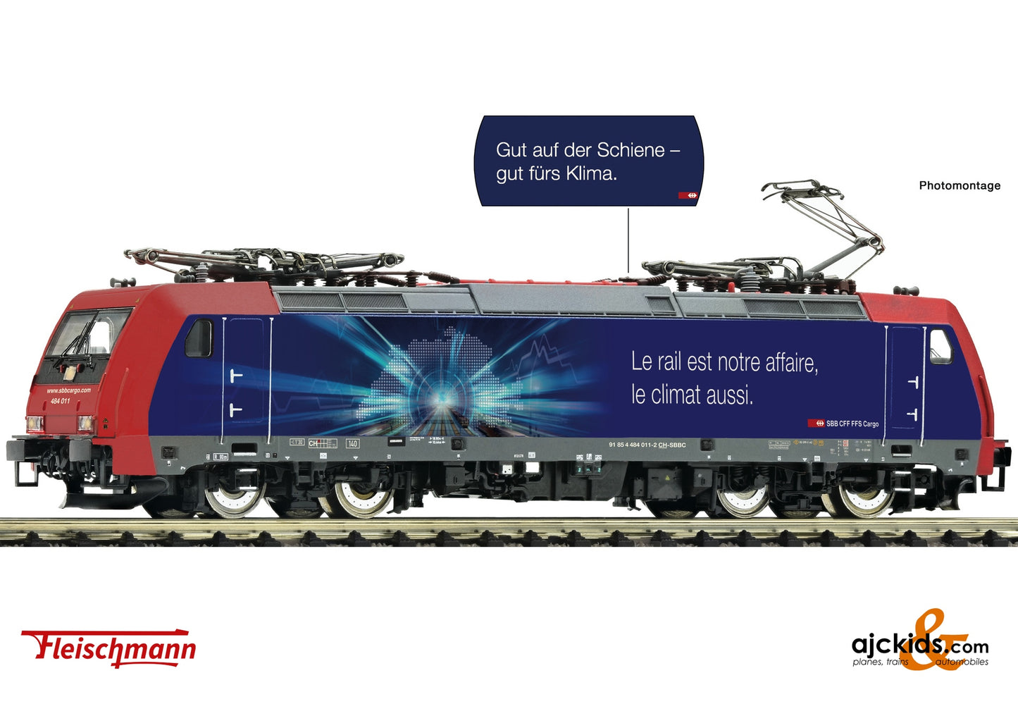 Fleischmann 738811 - Electric locomotive 484 011-2, SBB Cargo at Ajckids.com
