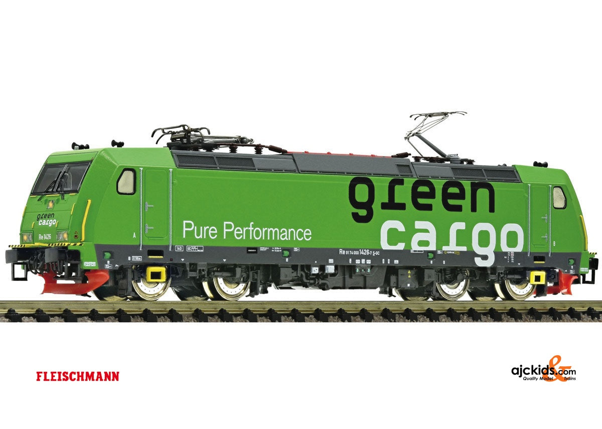 Fleischmann 738877 Electric Locomotive Re 1426; Green Cargo (SJ)