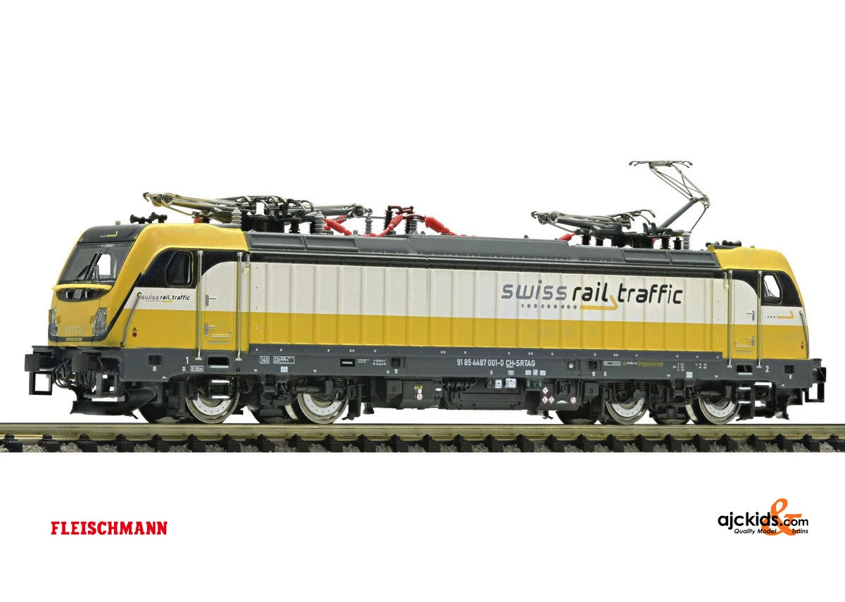 Fleischmann 738902 Electric Locomotive Rh 487 swiss rail traffi