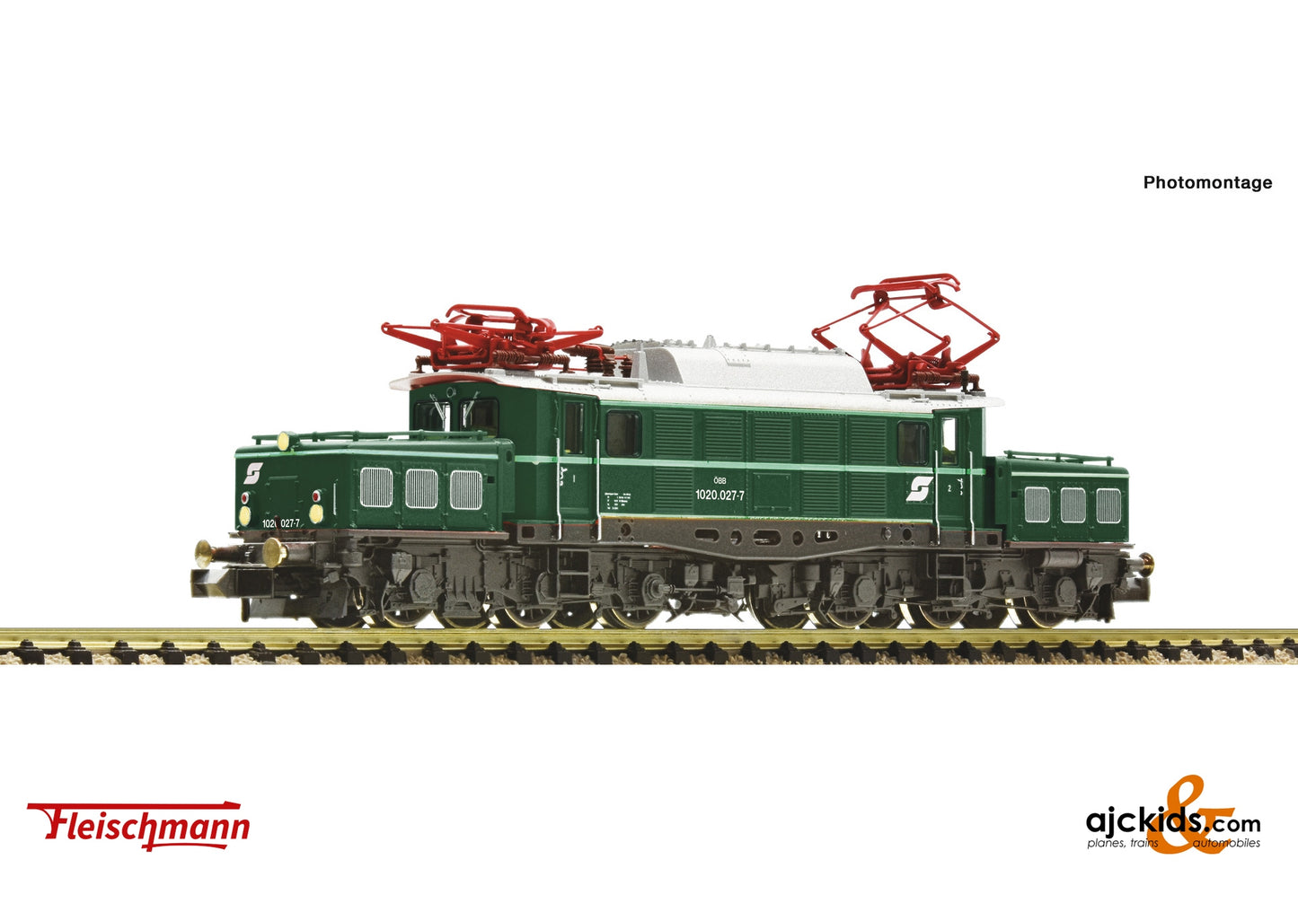 Fleischmann 739422 - Electric locomotive 1020.027-7, ÖBB at Ajckids.com