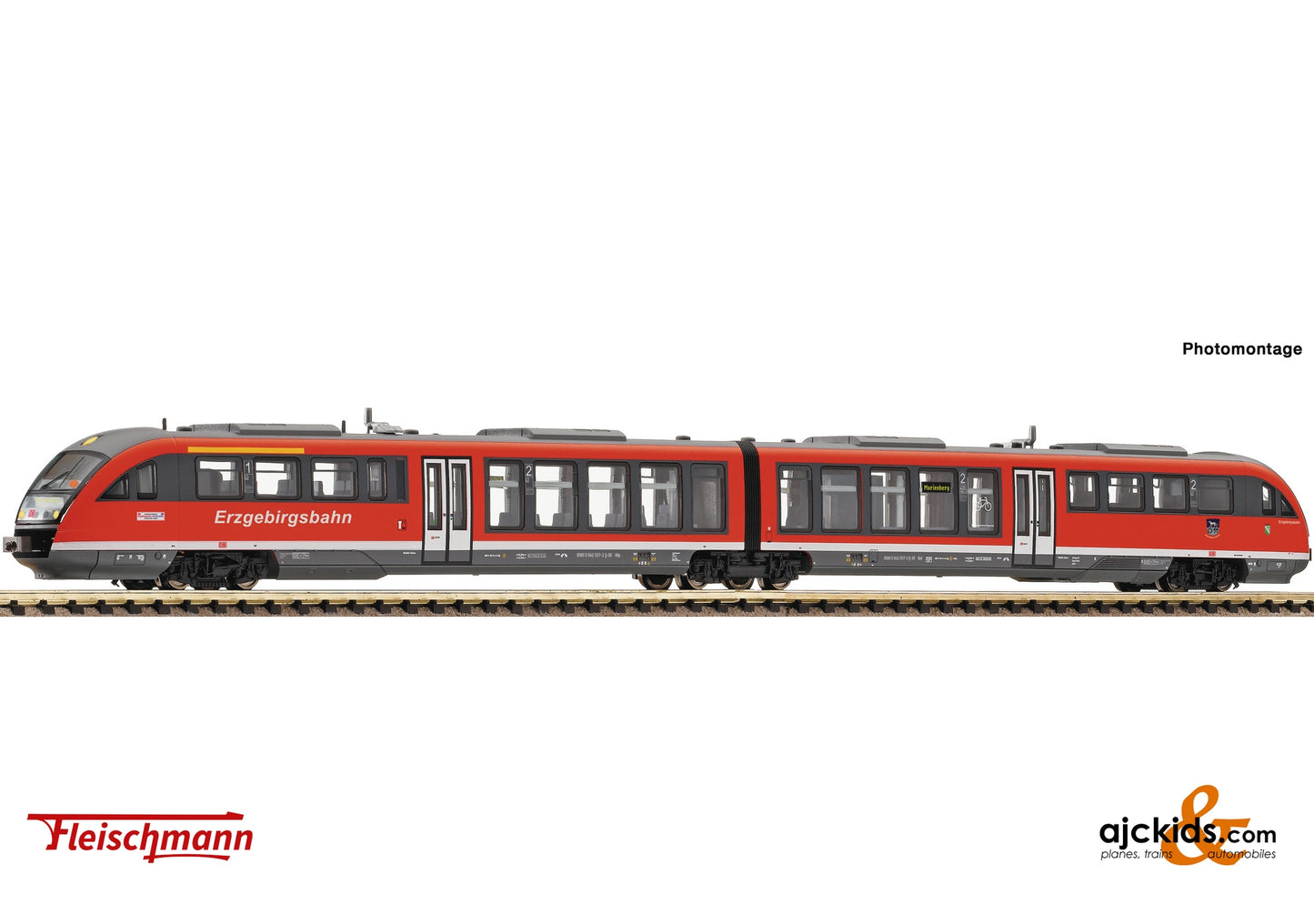 Fleischmann 742010 - Diesel multiple unit 642 057-3, DB AG at Ajckids.com