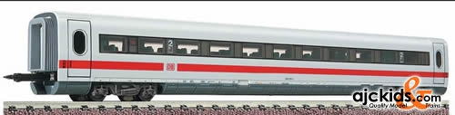 Fleischmann 7495 ICE 2-Coach with traffic red stripe, 2nd Class, type 806.3 of the DB AG